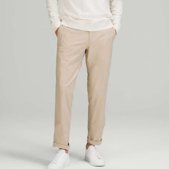 Lululemon Men's Commission Pant Classic 34" *Warpstreme - Tan - Picture 1 of 8